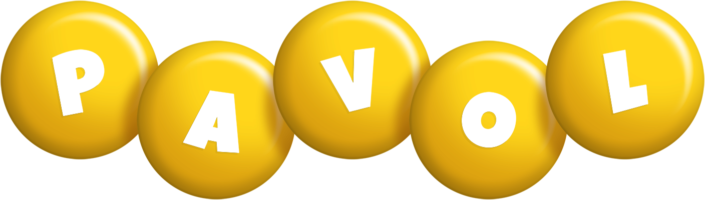 Pavol candy-yellow logo