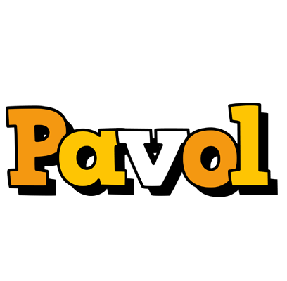 Pavol cartoon logo