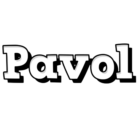 Pavol snowing logo