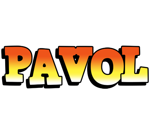 Pavol sunset logo