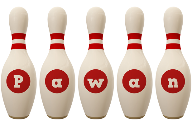 Pawan bowling-pin logo