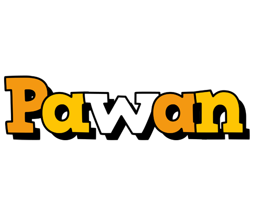 Pawan cartoon logo