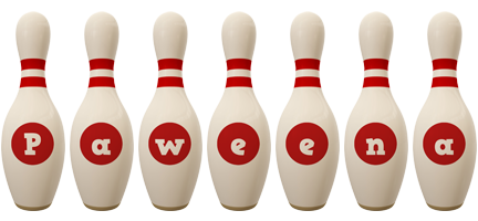 Paweena bowling-pin logo
