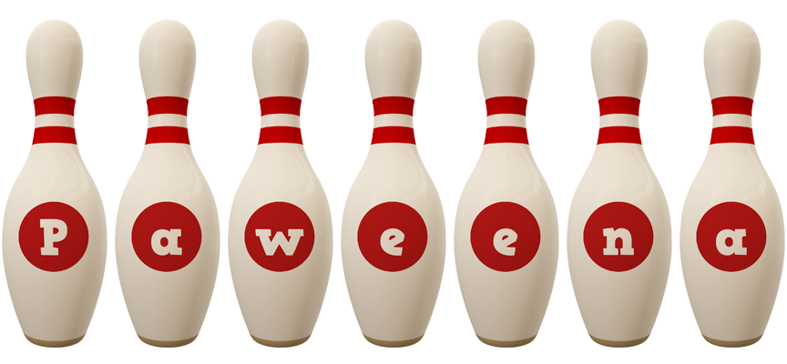 Paweena bowling-pin logo