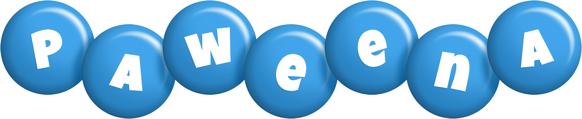 Paweena candy-blue logo
