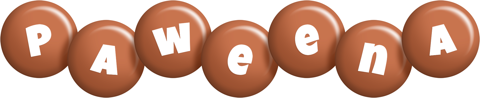 Paweena candy-brown logo