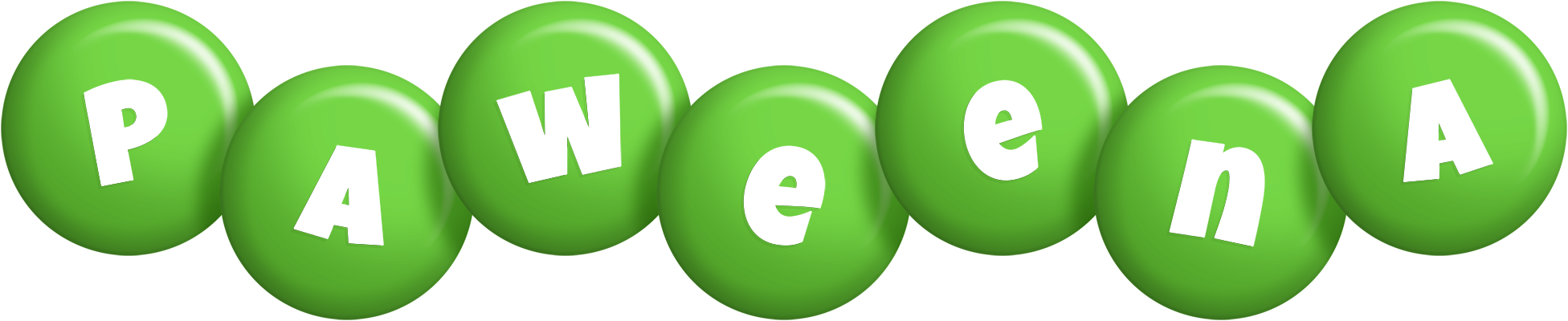 Paweena candy-green logo
