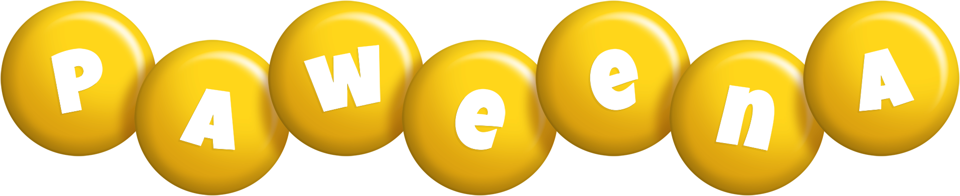 Paweena candy-yellow logo