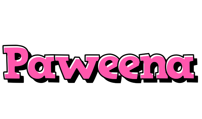 Paweena girlish logo