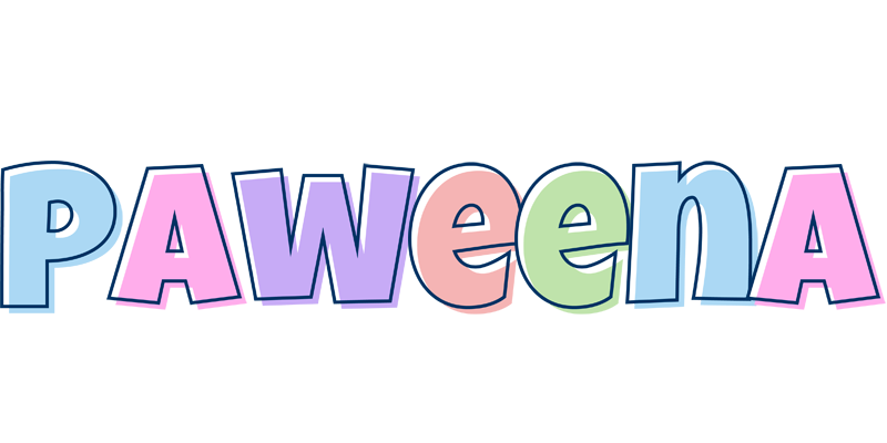 Paweena pastel logo