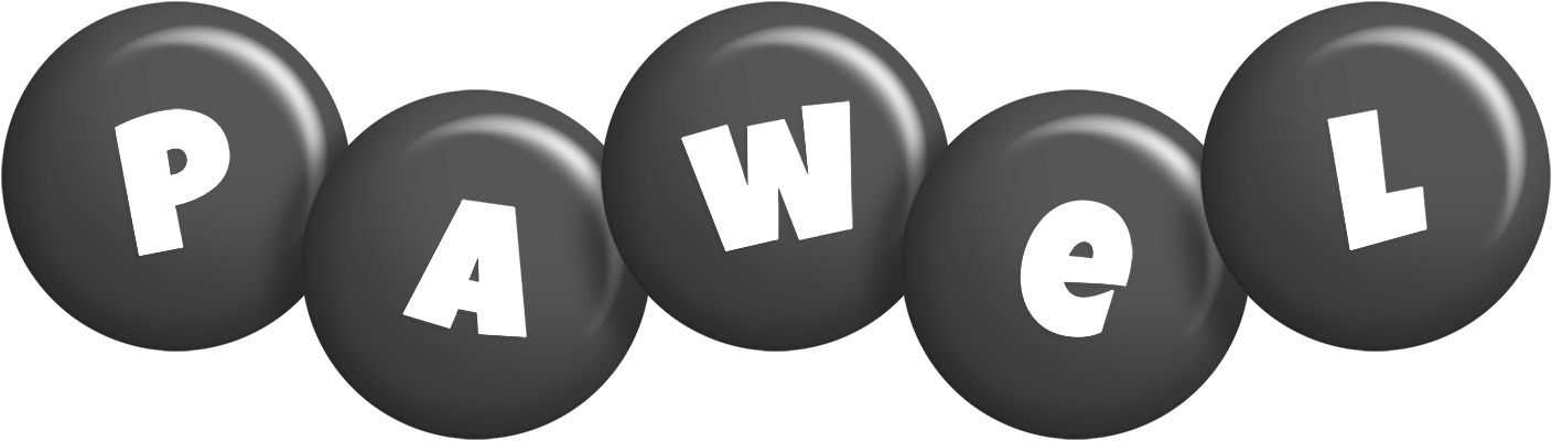 Pawel candy-black logo