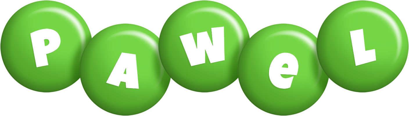 Pawel candy-green logo