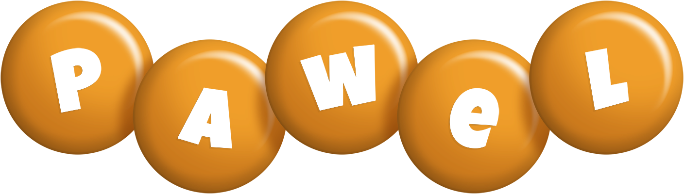 Pawel candy-orange logo