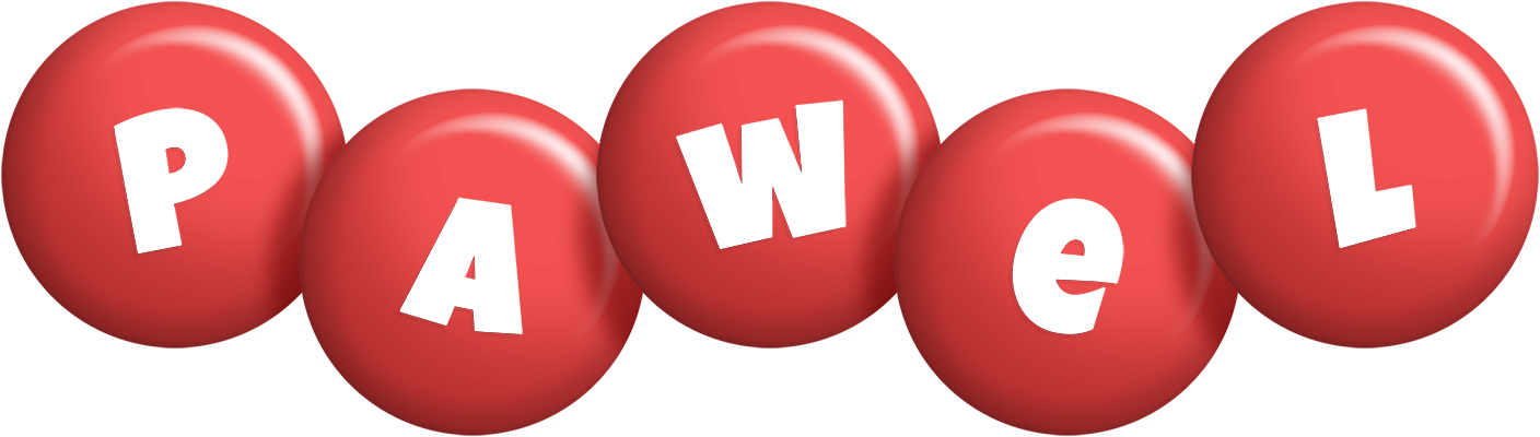 Pawel candy-red logo