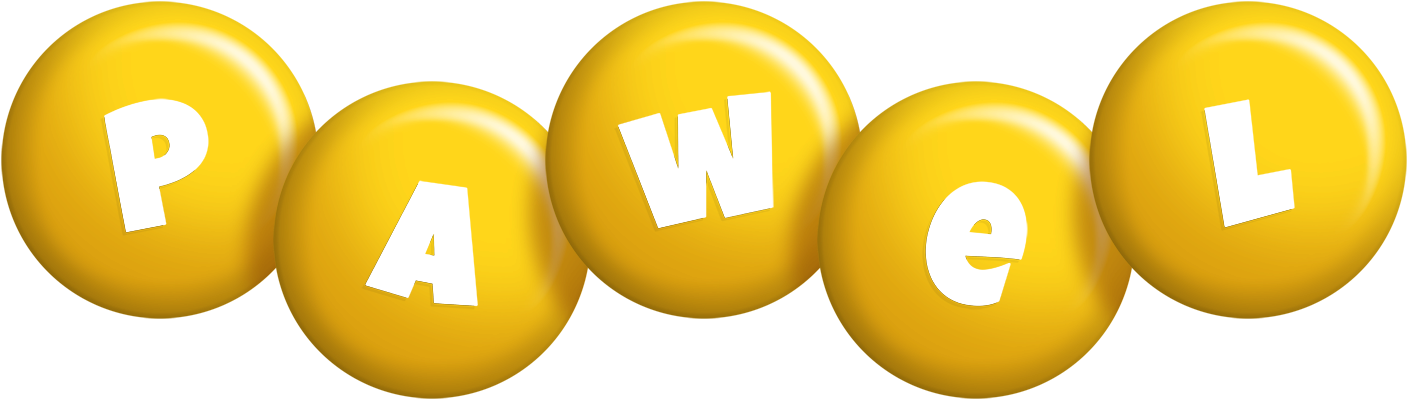 Pawel candy-yellow logo
