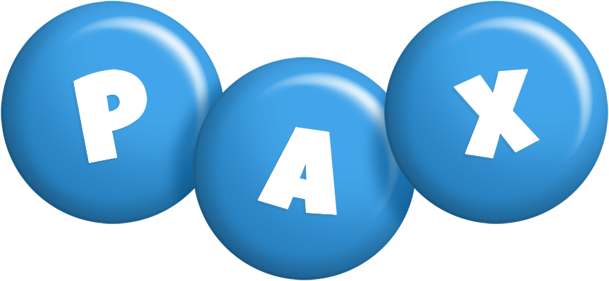 Pax candy-blue logo