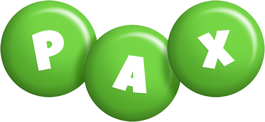 Pax candy-green logo