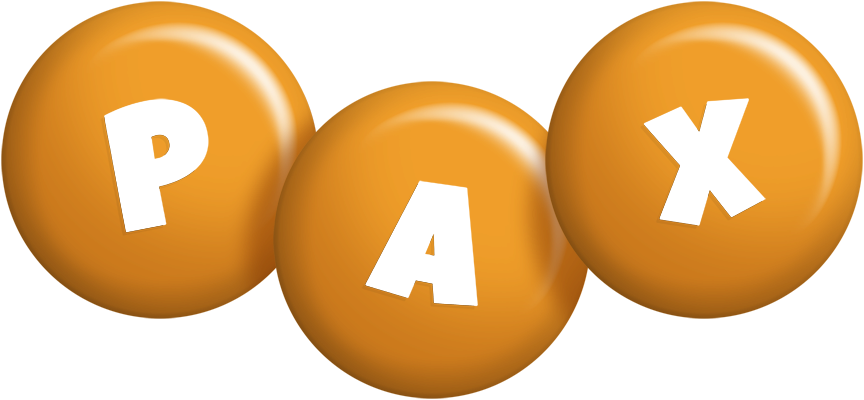 Pax candy-orange logo