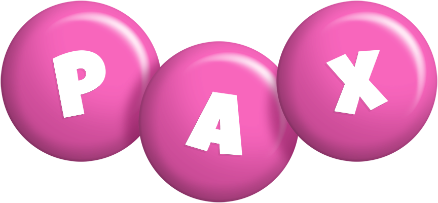 Pax candy-pink logo
