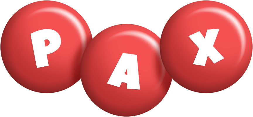Pax candy-red logo