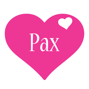 Pax love-heart logo