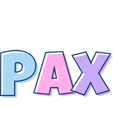 Pax pastel logo