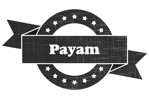 Payam grunge logo