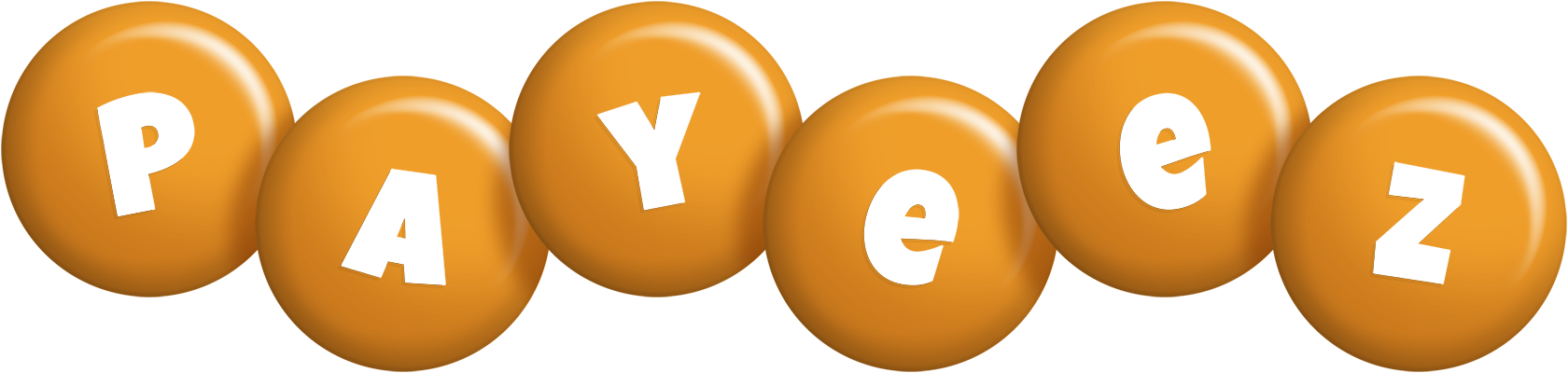 Payeez candy-orange logo