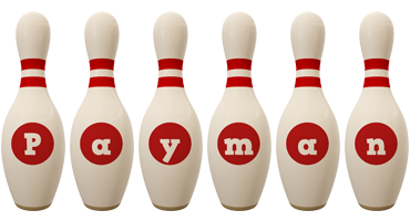 Payman bowling-pin logo