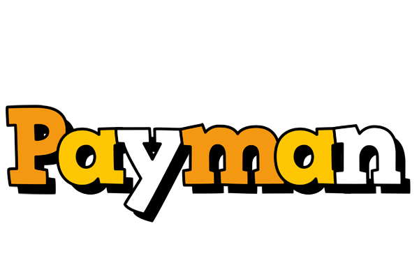 Payman cartoon logo