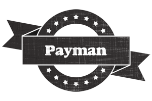 Payman grunge logo