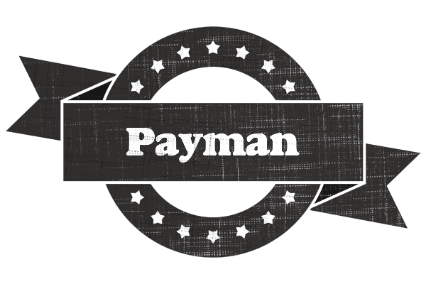 Payman grunge logo
