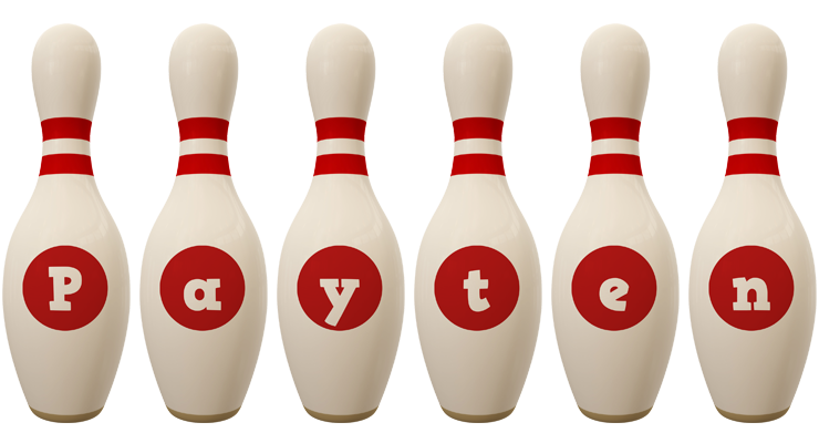 Payten bowling-pin logo