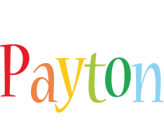 Payton birthday logo