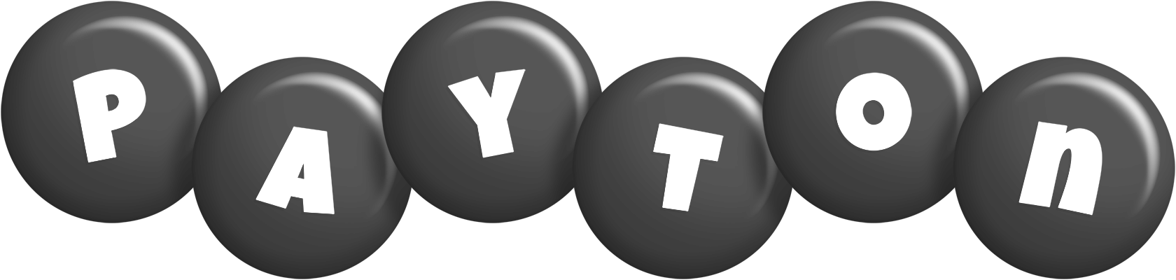Payton candy-black logo