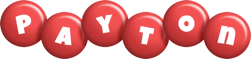 Payton candy-red logo