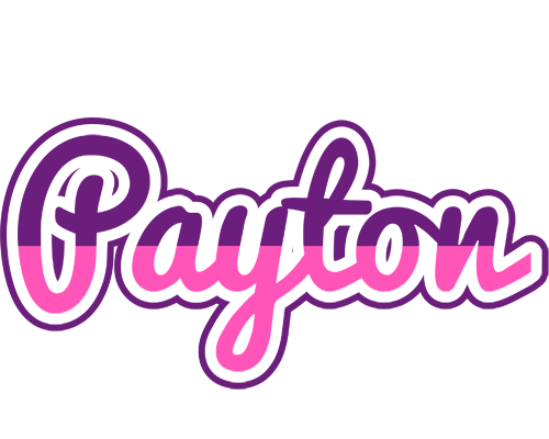 Payton cheerful logo