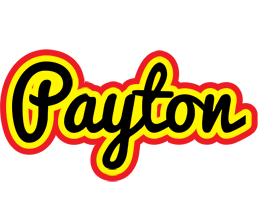 Payton flaming logo