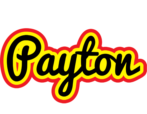 Payton flaming logo