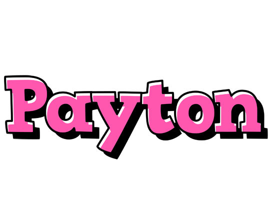 Payton girlish logo