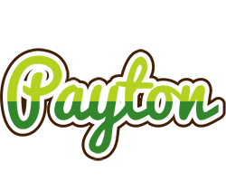 Payton golfing logo