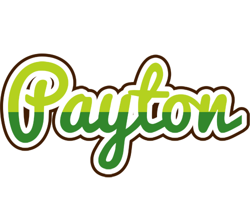 Payton golfing logo