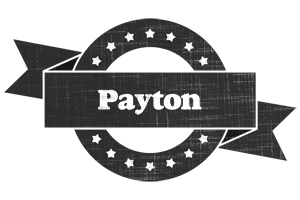 Payton grunge logo