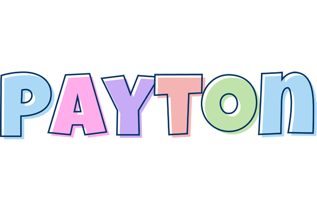 Payton pastel logo