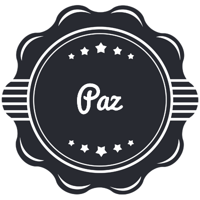 Paz badge logo