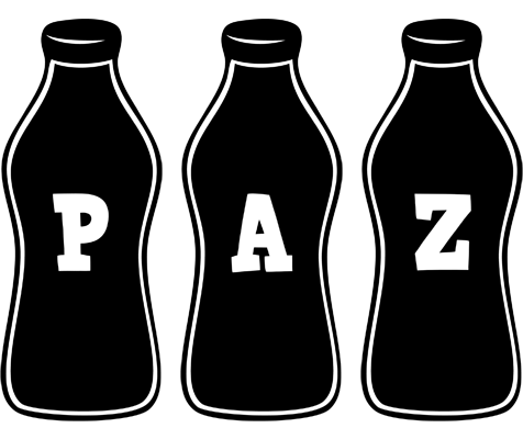 Paz bottle logo