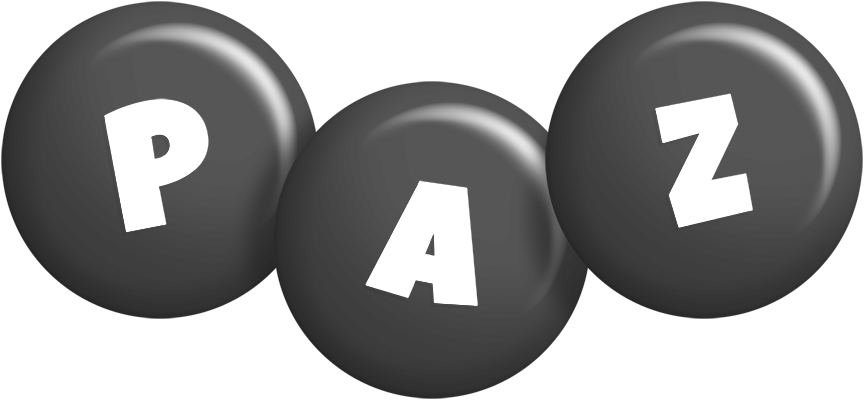 Paz candy-black logo