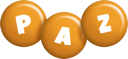Paz candy-orange logo