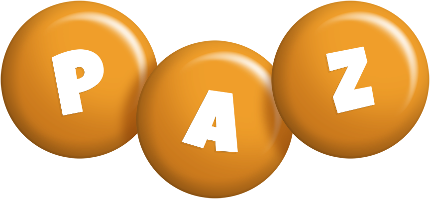 Paz candy-orange logo