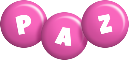 Paz candy-pink logo
